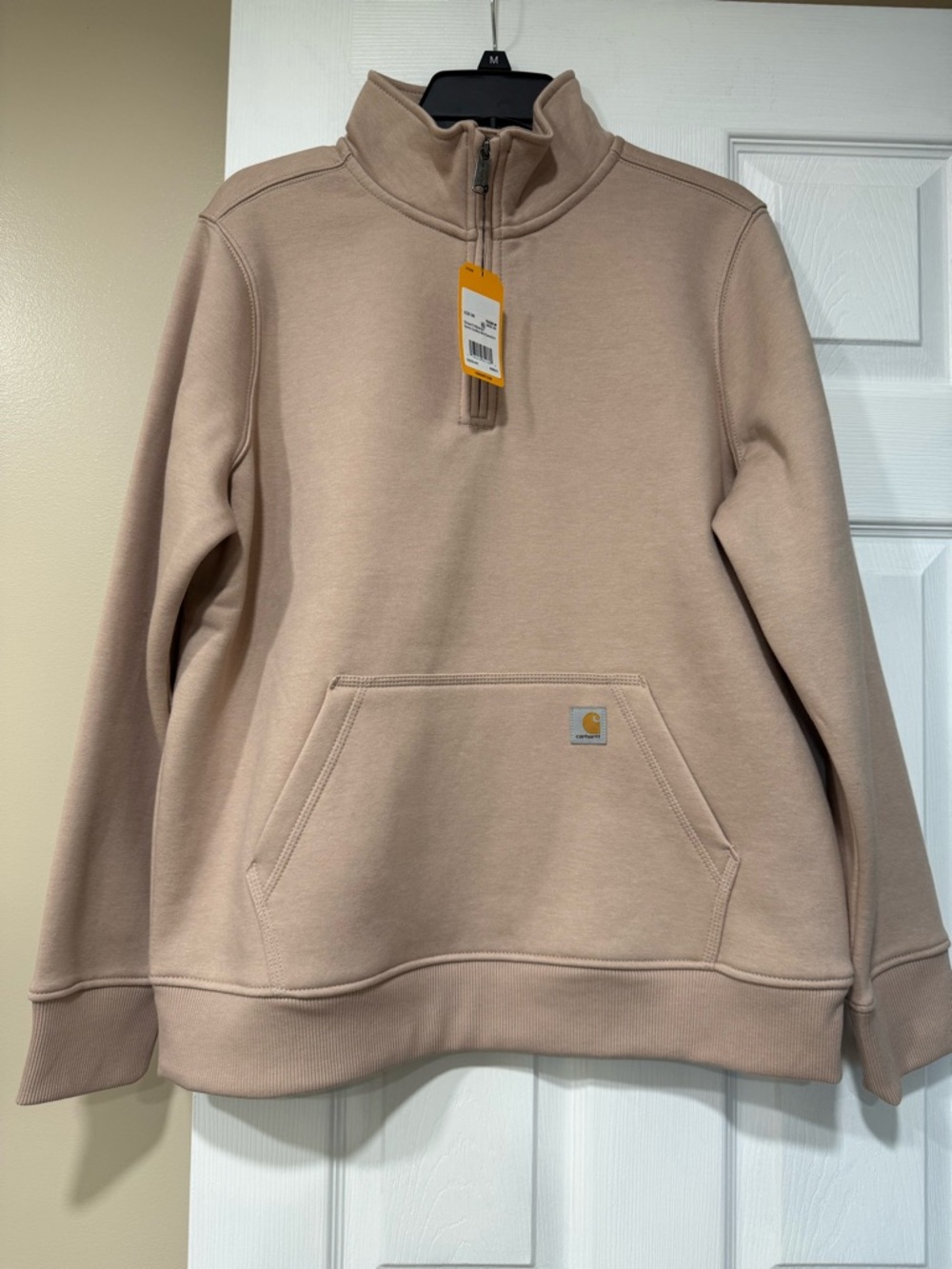 NWT Carhartt women’s quarter zip mock neck sweatshirt size L
